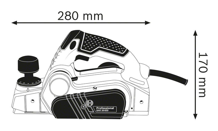Elektrohobel 710 W mit einstellbarem Spanauswurf links/rechts - Bild 3