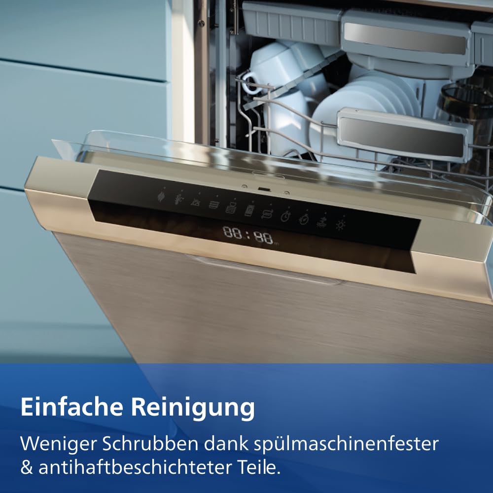Heissluftfritteuse Doppelkorb 10 L mit 13 Garmethoden, stapelbar - Bild 12