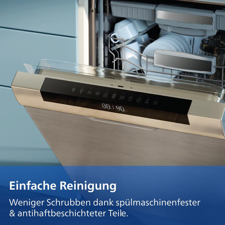 Heissluftfritteuse Doppelkorb 10 L mit 13 Garmethoden, stapelbar - Bild 12