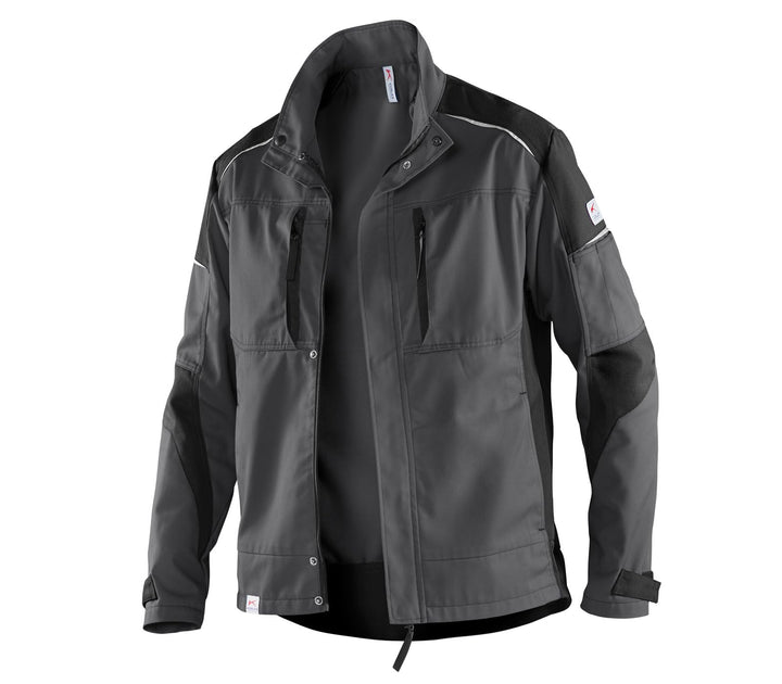 Arbeitsjacke Polyester-Baumwolle körpernah Anthrazit/Schwarz Gr. XL