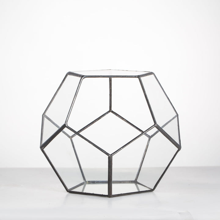 Glas-Terrarium Dodekaeder geometrisch 17,5x15 cm für Sukkulenten - Bild 6