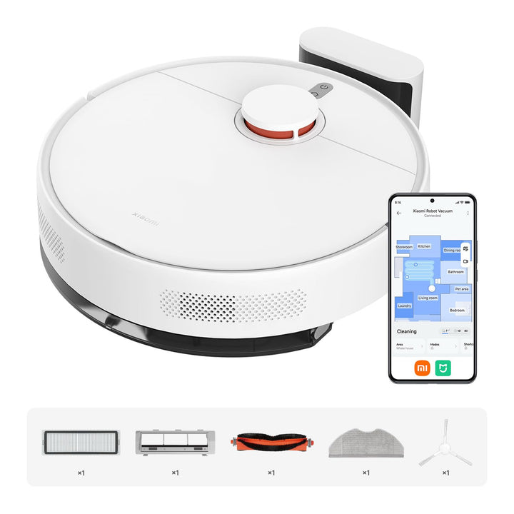 Saugroboter mit Wischfunktion 5000Pa LDS-Laser App-Steuerung