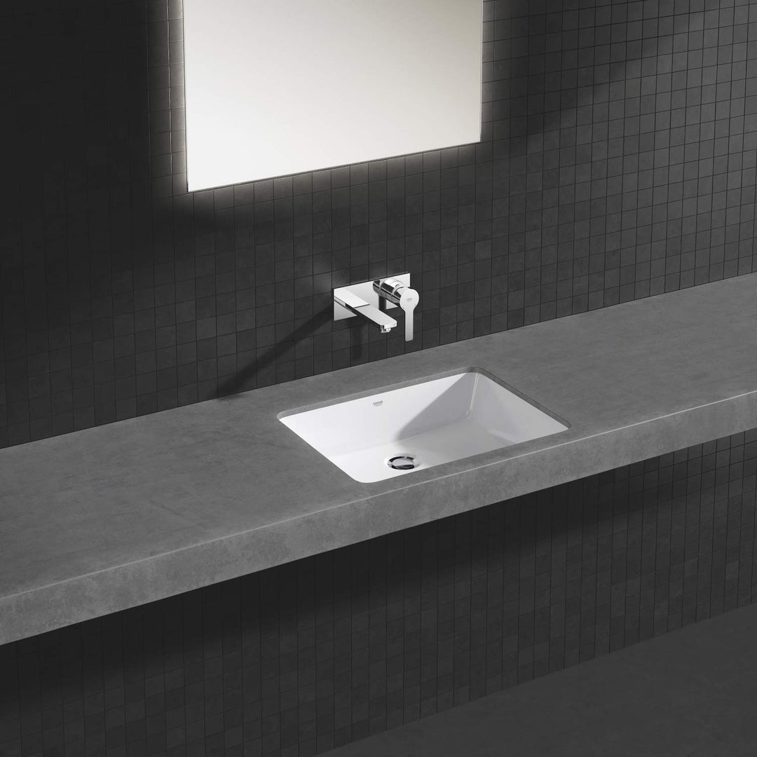 Waschtischarmatur Wand 2-Loch Chrom schwenkbar mit EcoJoy - Bild 2