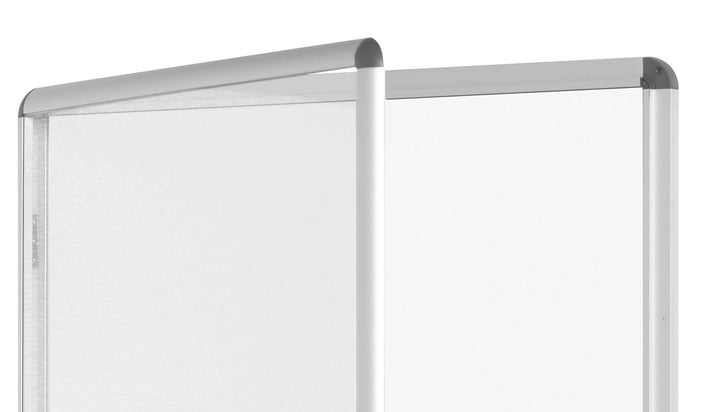Schaukasten magnetisch abschliessbar Whiteboard 4x DIN A4 Alurahmen - Bild 6