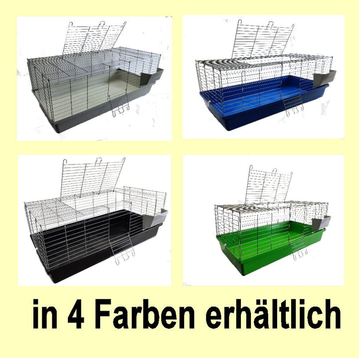 Nagerkäfig 120x59x46 cm mit 2 Türen für Kaninchen &amp; Meerschweinchen - Bild 6