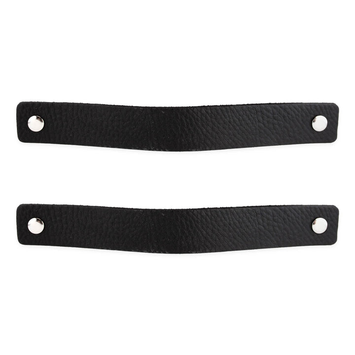 Möbelgriffe Leder 20 x 2,5 cm Schwarz 12er-Set mit Schrauben - Bild 7