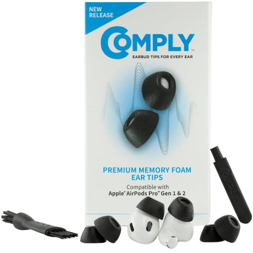 Ohrstöpsel AirPods Pro Memory-Foam klein schwarz 3 Paar