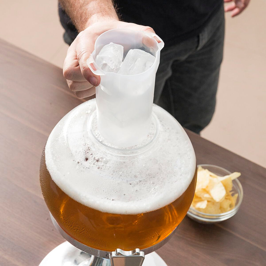 Bierzapfanlage 3,5 L mit Kühler Acryl Zapfhahn Getränkedispenser - Bild 5