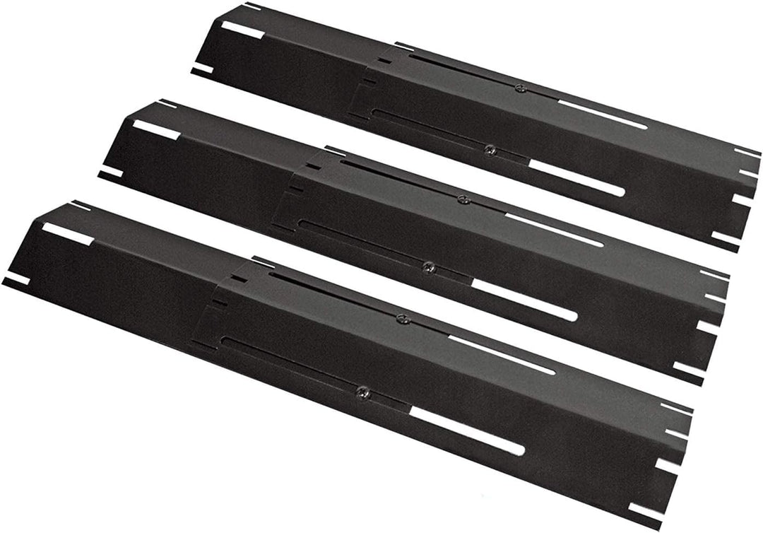 Brennerabdeckung Gasgrill Edelstahl verstellbar 30-53cm 3er-Set