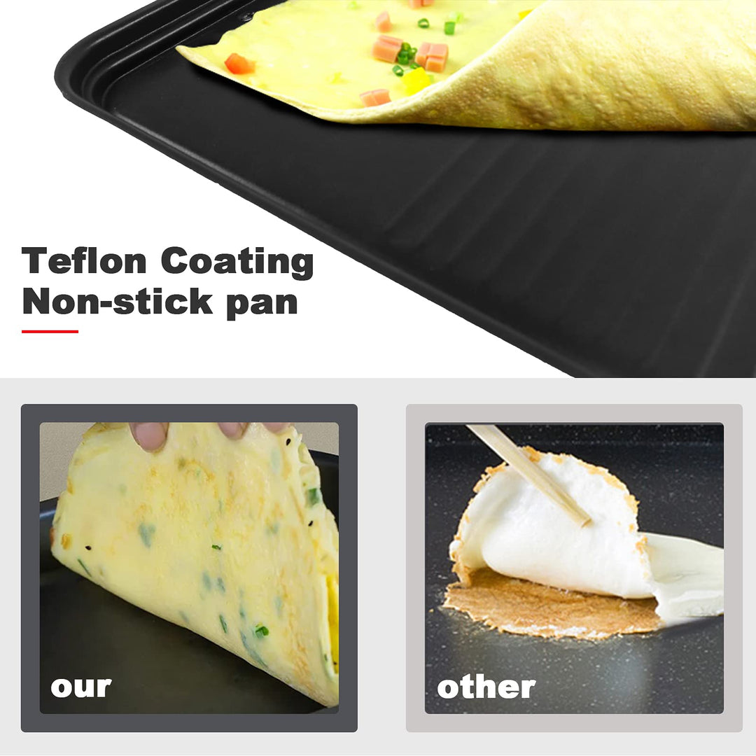 Raclette Grill 8 Personen mit Grillplatte und 8 Pfännchen 1500W - Bild 3