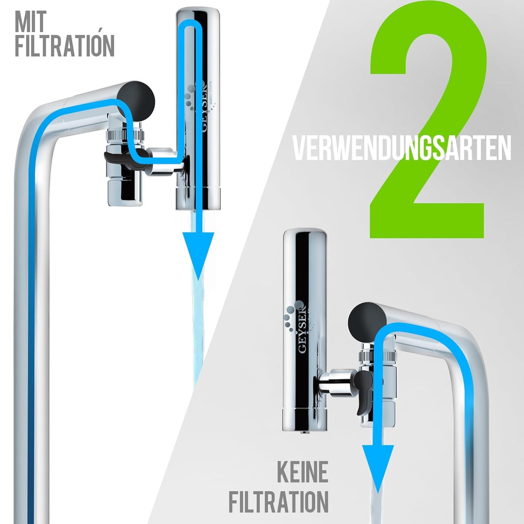 Wasserhahn-Filter Aragon 3000L Chrom mit Umschalthebel - Bild 8