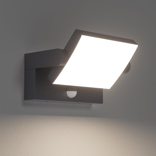 Aussenlampe mit Bewegungsmelder 24W Anthrazit IP65 4000K