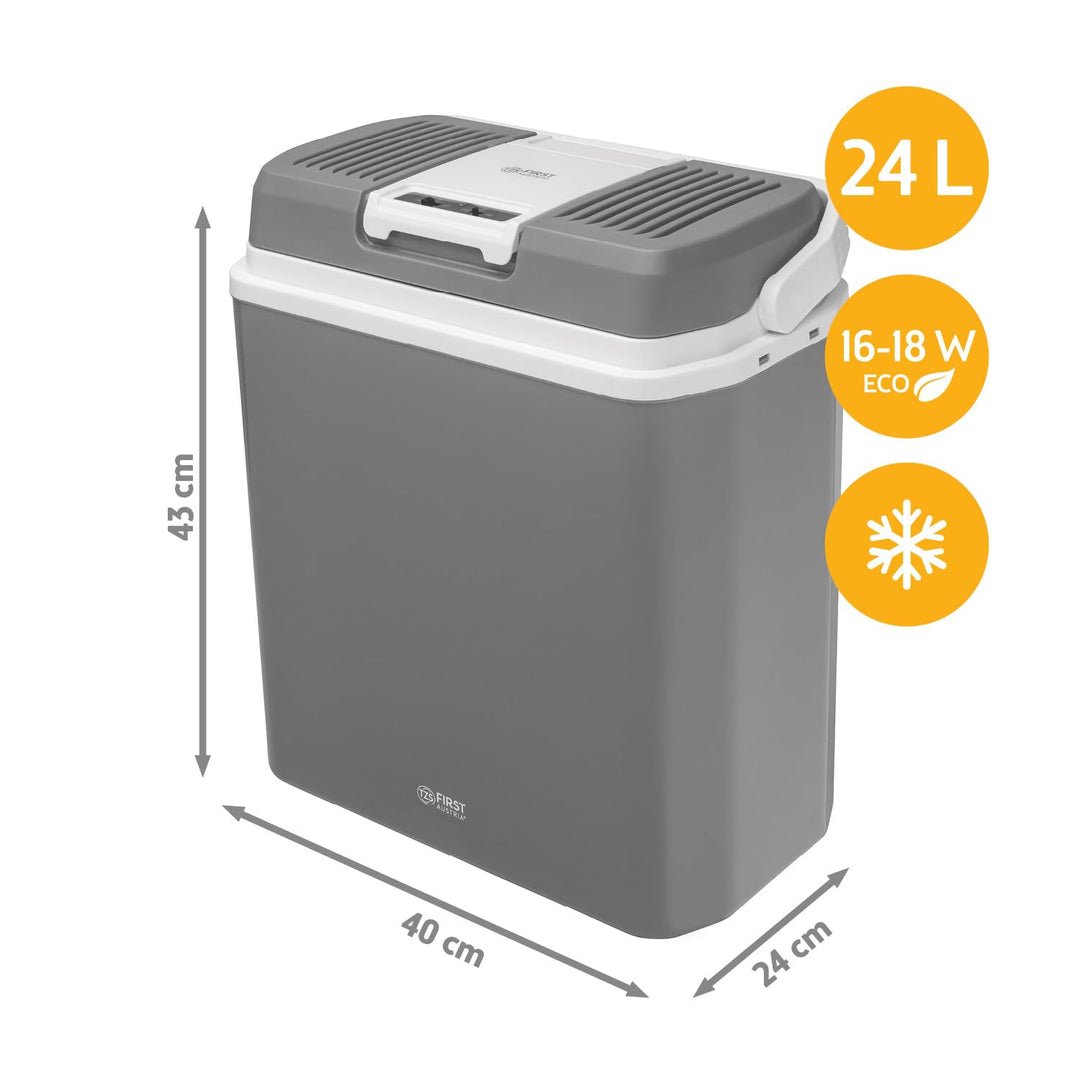 Elektrische Kühlbox 24L 12V/230V kühlend &amp; wärmend für Camping - Bild 2