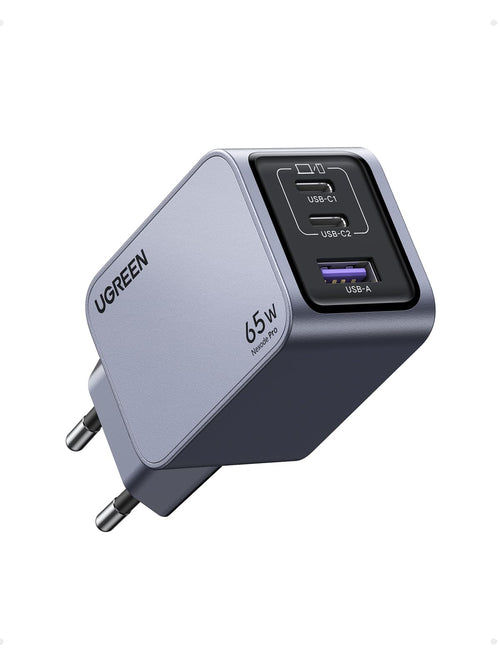 USB-C Ladegerät 65W GaN Mini 3-Port für Laptop & Smartphone