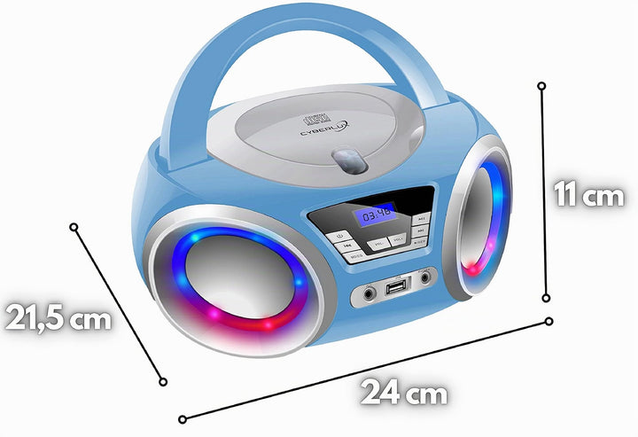 CD-Player mit UKW-Radio und LED-Beleuchtung für Kinder - Bild 9