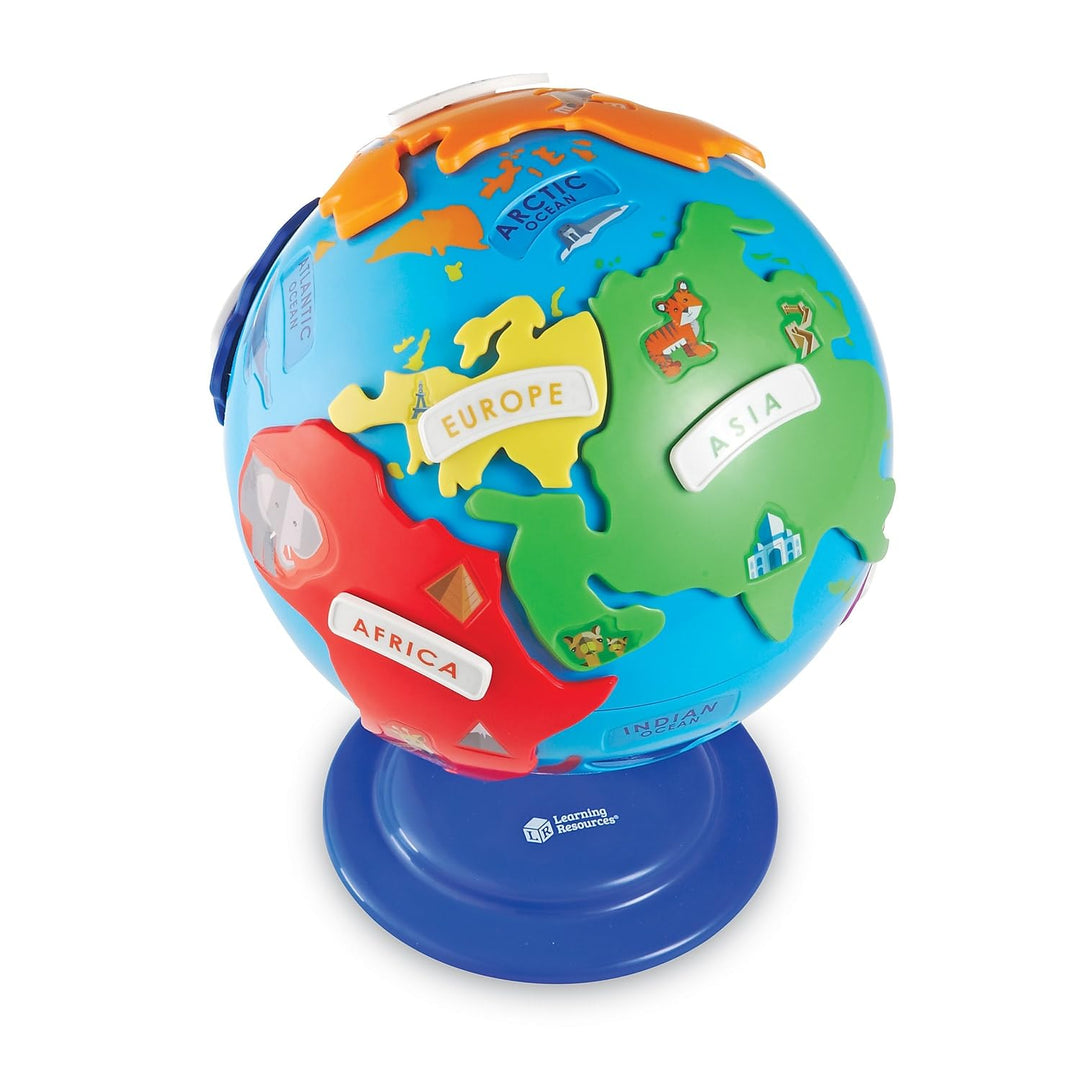 Puzzle-Globus Kinder 6 Kontinente mit Steckteilen ab 3 Jahren - Bild 4