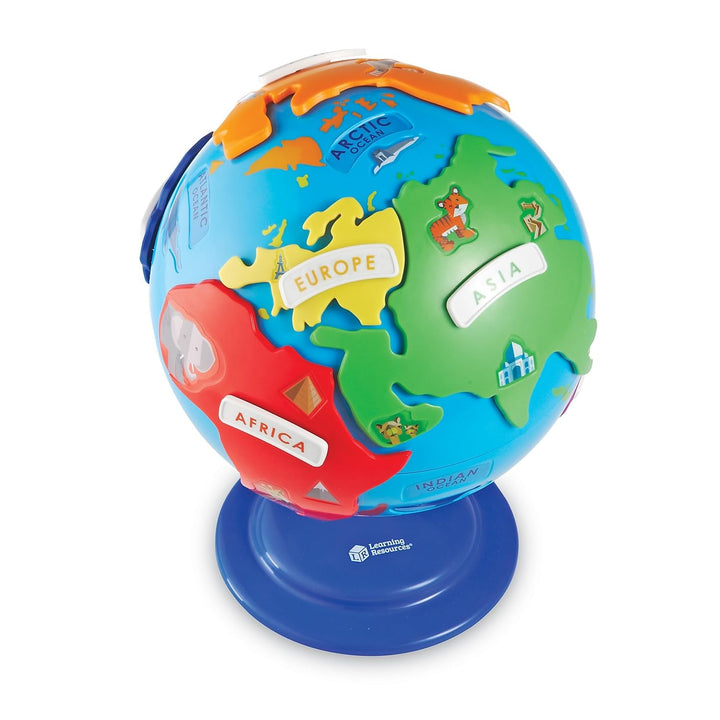 Puzzle-Globus Kinder 6 Kontinente mit Steckteilen ab 3 Jahren - Bild 4