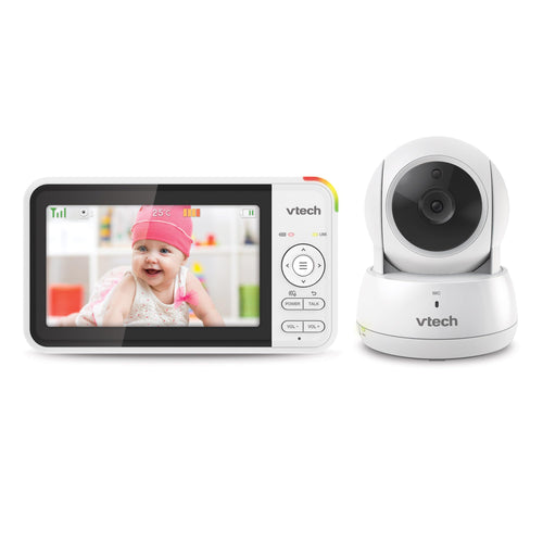 Babymonitor mit 5" LCD-Display, Kamera, Nachtsicht und 300m Reichweite