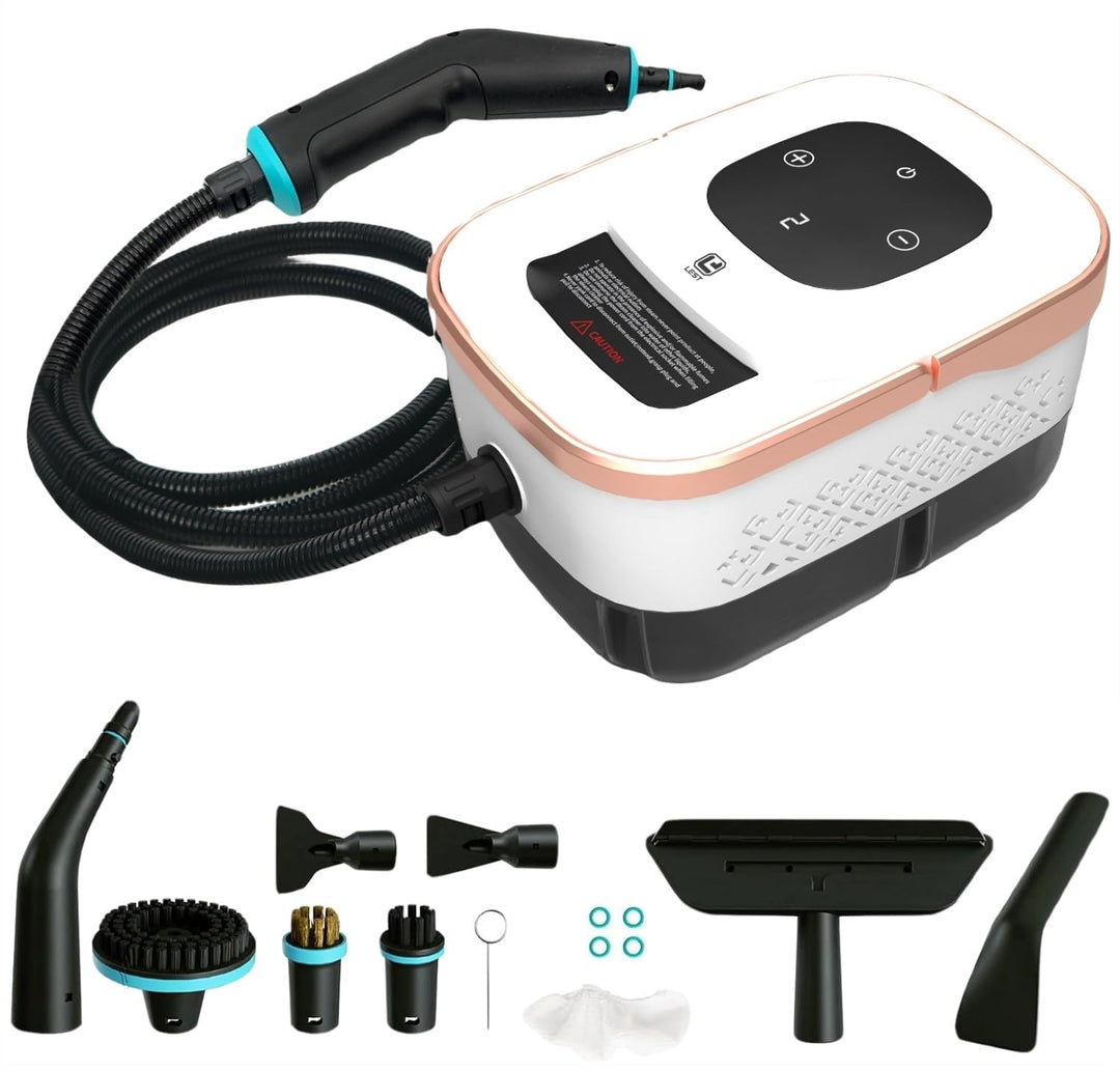 Handdampfreiniger 1500W 4 Bar mit 14-teiligem Zubehörset