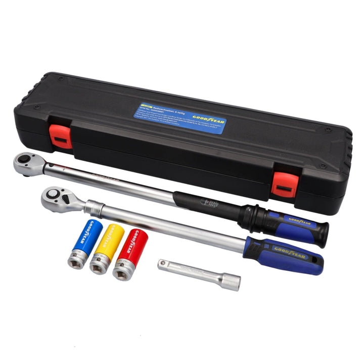 Radwechsel-Set 6-teilig Chrom-Vanadium mit Drehmomentschlüssel