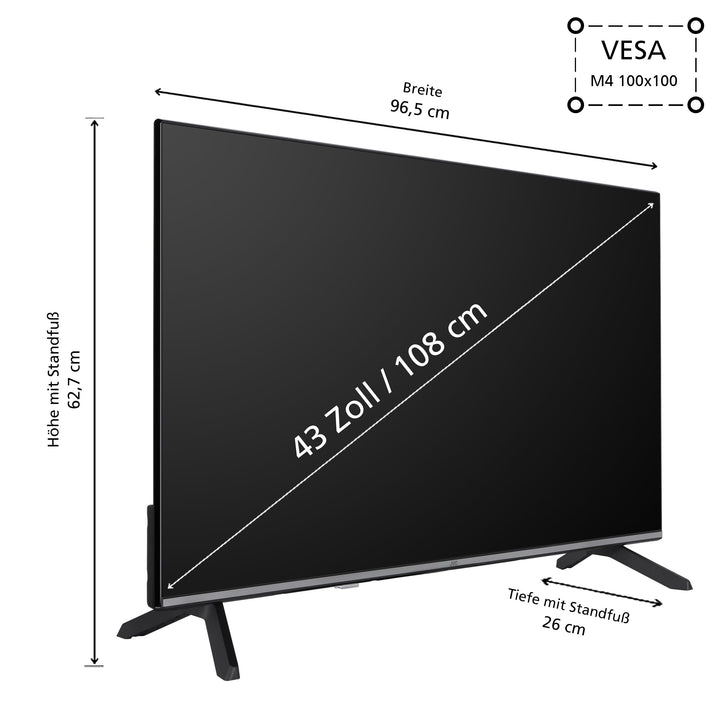 Smart TV 43 Zoll Full HD HDR10 Triple-Tuner TiVo Sprachsteuerung - Bild 3
