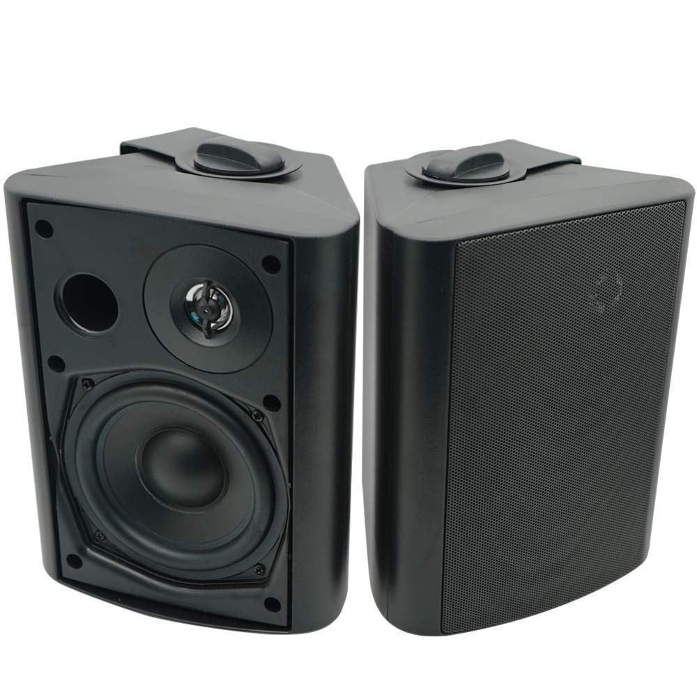 Outdoor-Lautsprecher 5,25 Zoll 300 W Bluetooth wasserdicht schwarz