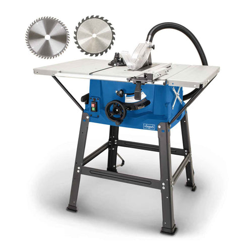 Tischkreissäge 2000W Sägeblatt Ø250mm Schnitthöhe 85mm mit Untergestell