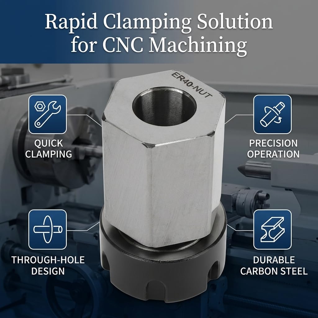 Spannzange ER40 CNC Kohlenstoffstahl 0,015mm Rundlaufgenauigkeit - Bild 2