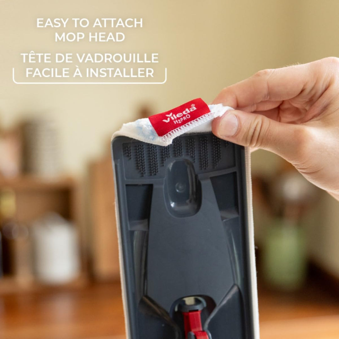 Flachmopp-Set mit Dual-Tank Sauberwasser-Trennung Mikrofaser