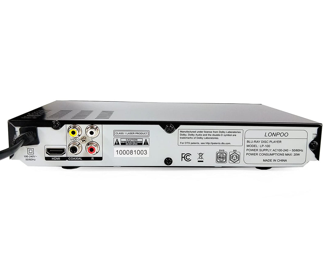 Blu-ray DVD Player 1080P Full HD HDMI AV Dolby TrueHD DTS-HD - Bild 8