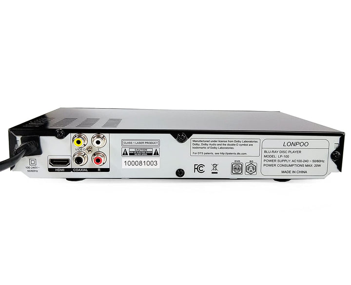 Blu-ray DVD Player 1080P Full HD HDMI AV Dolby TrueHD DTS-HD - Bild 8