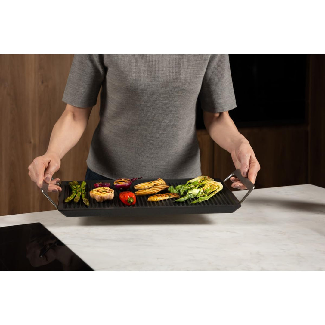 Plancha Grillplatte für Induktionskochfeld Schwarz E9HL33 - Bild 2