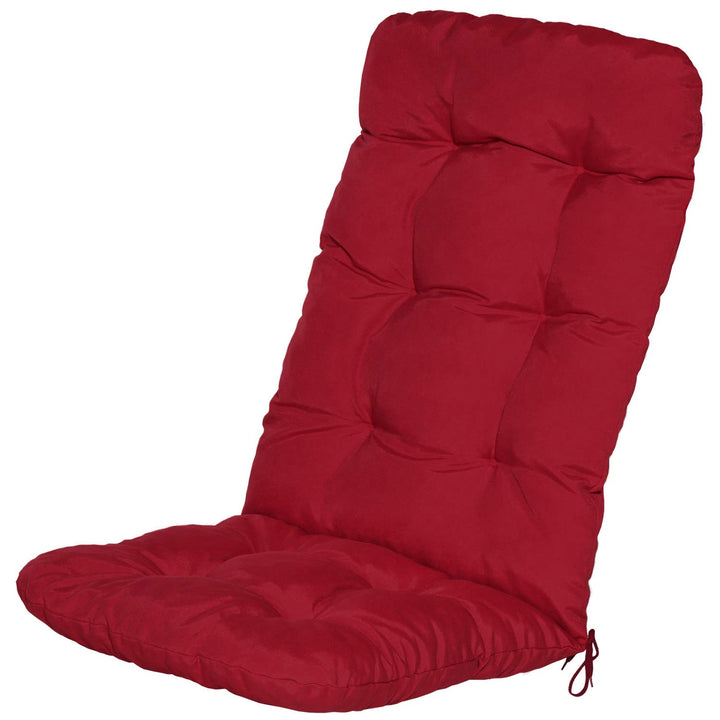 Hochlehner Auflage Gartenstuhl 100% Polyester UV5 rot 8cm - Bild 8