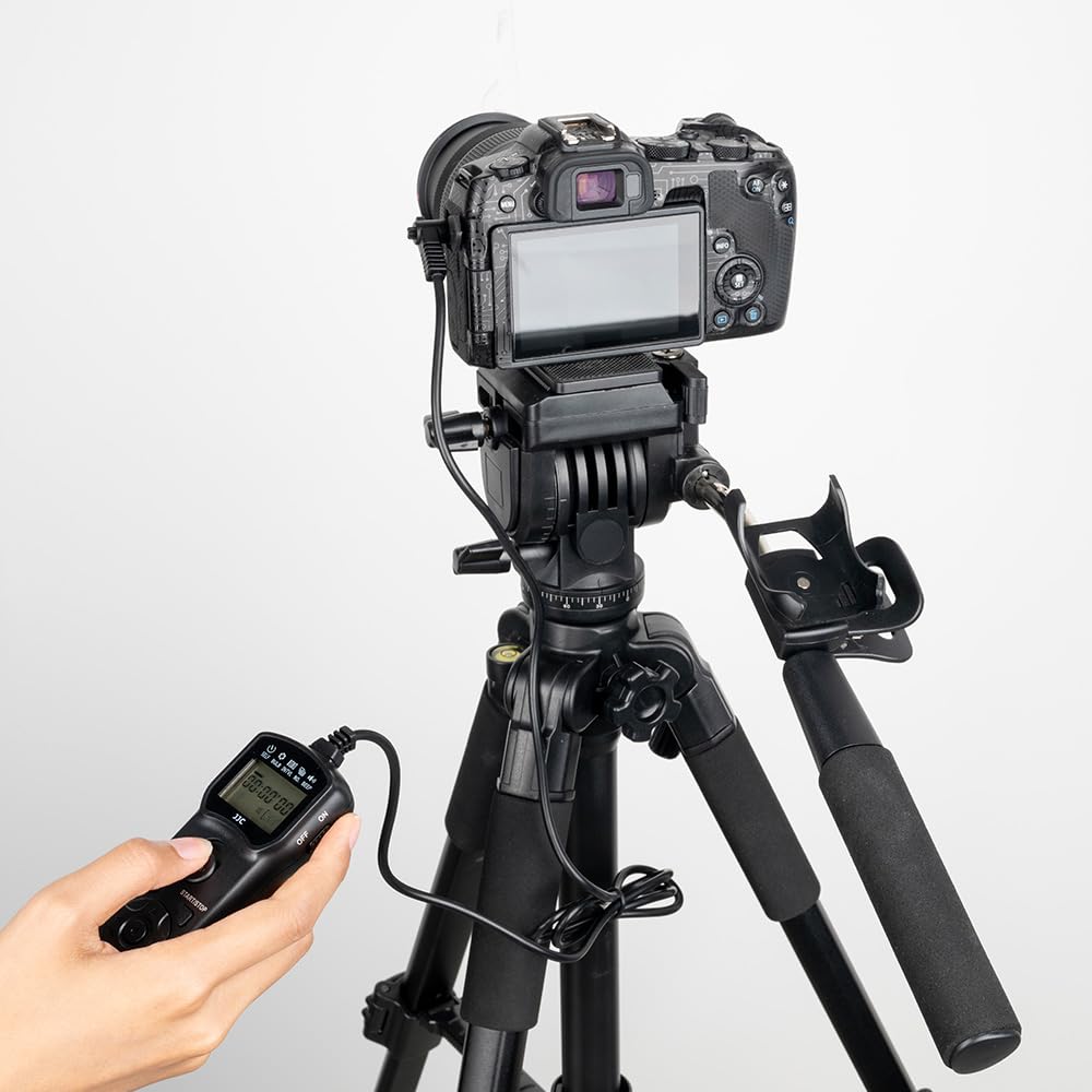 Timer-Fernbedienung mit Stativhalter für Sony Alpha – LCD, Intervall - Bild 8