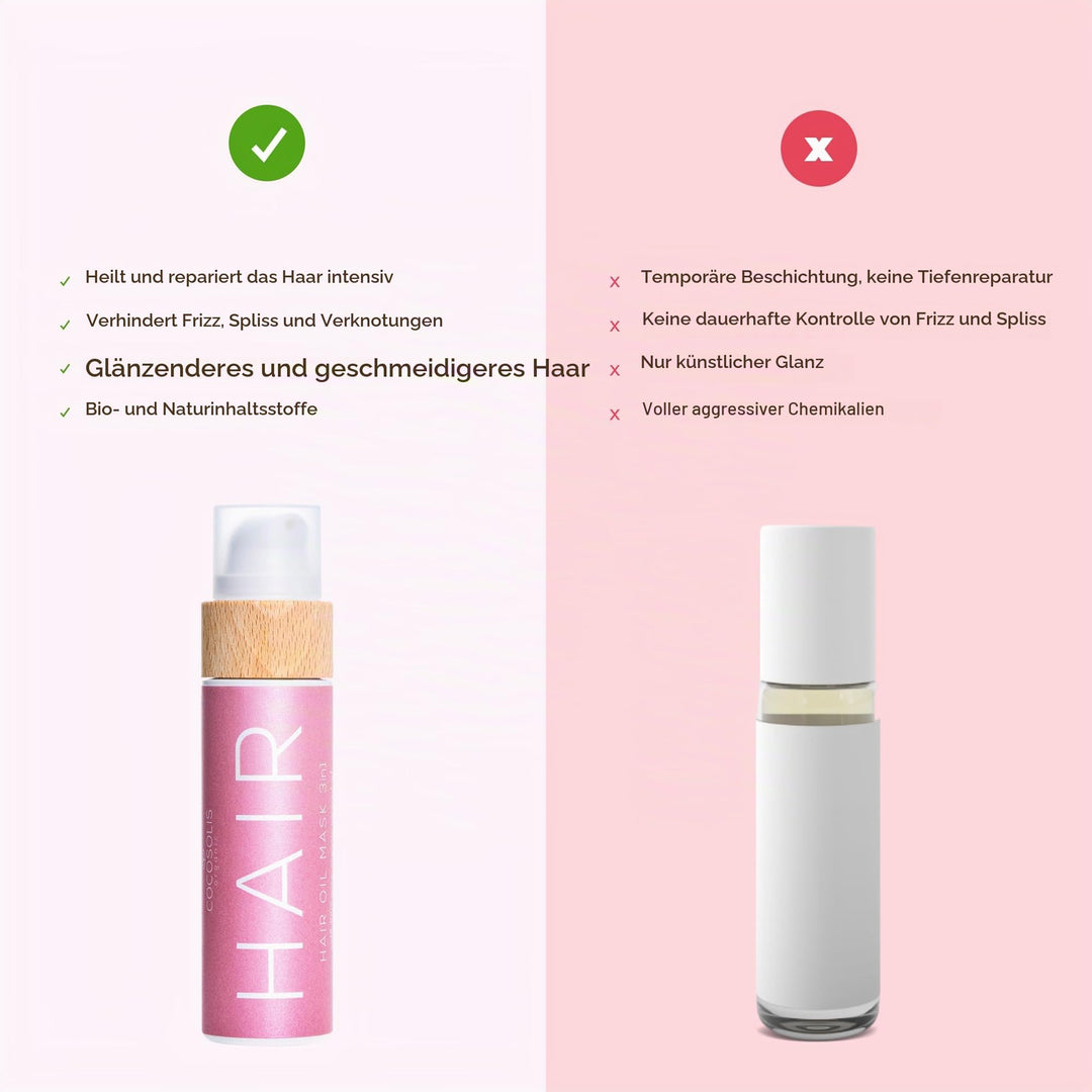 Haaröl Maske 3in1 mit 7 biozertifizierten Ölen für Glanz - Bild 3