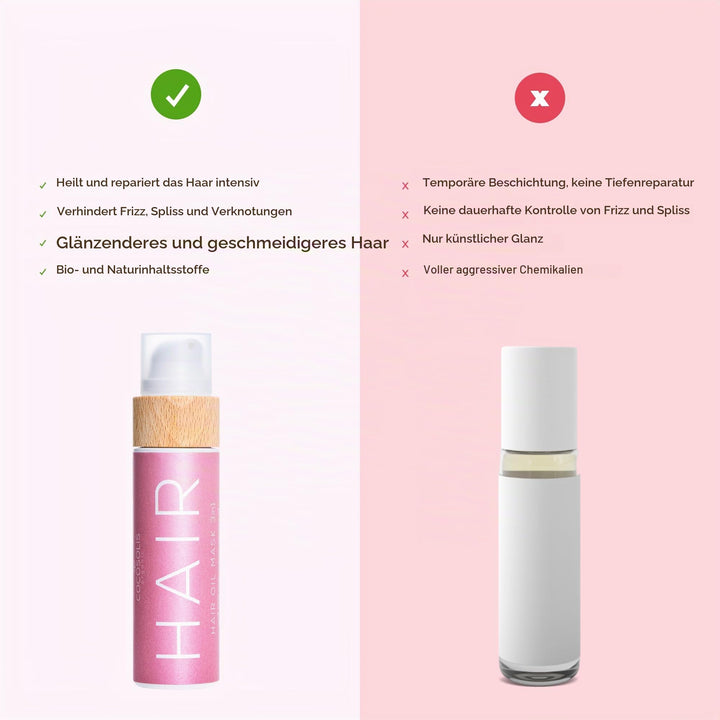 Haaröl Maske 3in1 mit 7 biozertifizierten Ölen für Glanz - Bild 3