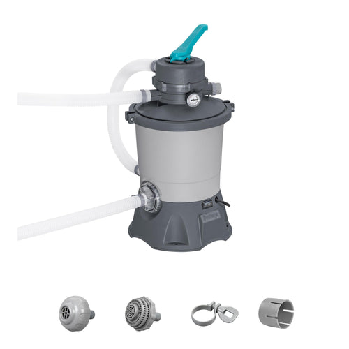 Sandfilterpumpe 3596 L/h fuer oberirdische Pools bis 18100 L