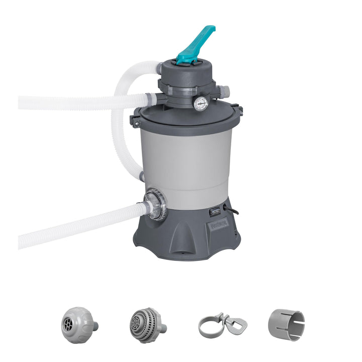 Sandfilterpumpe 3596 L/h fuer oberirdische Pools bis 18100 L