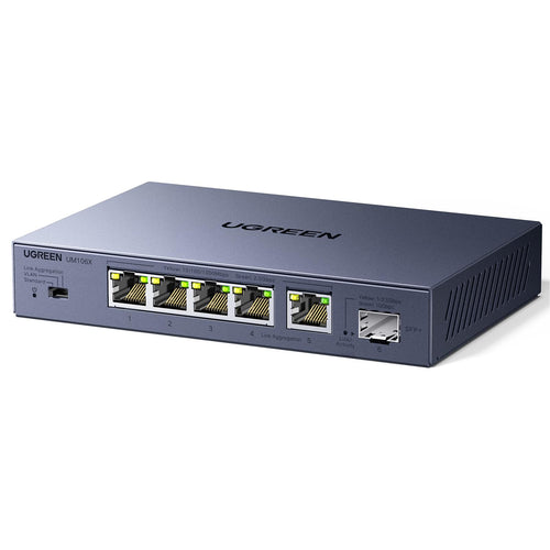 2.5G Netzwerk-Switch 6-Port mit 5x 2.5G und 1x 10G SFP+