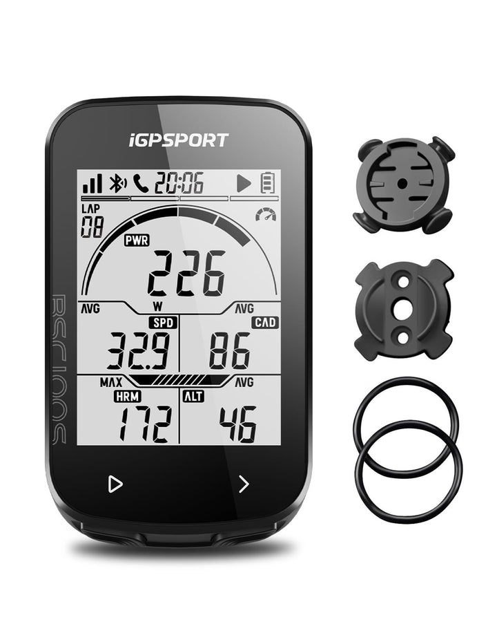 GPS Fahrradcomputer kabellos 5-Satelliten ANT+ Bluetooth 2,6 Zoll