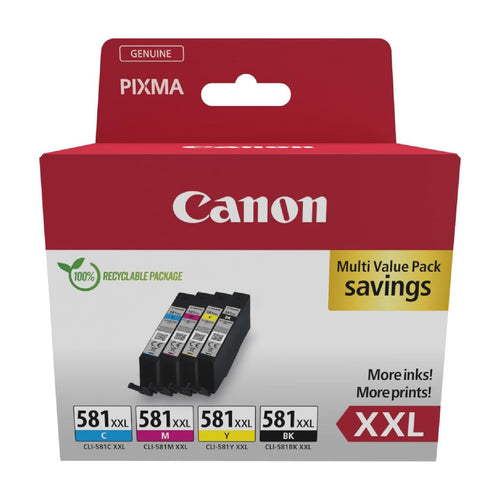 Tintenpatronen XXL Multipack 4-farbig fuer Canon PIXMA TR & TS