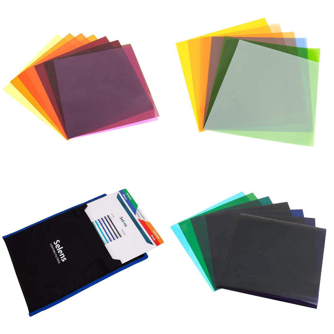 Gel Farbfilter Set 20 Stück quadratisch 25x25cm für Studio - Bild 5