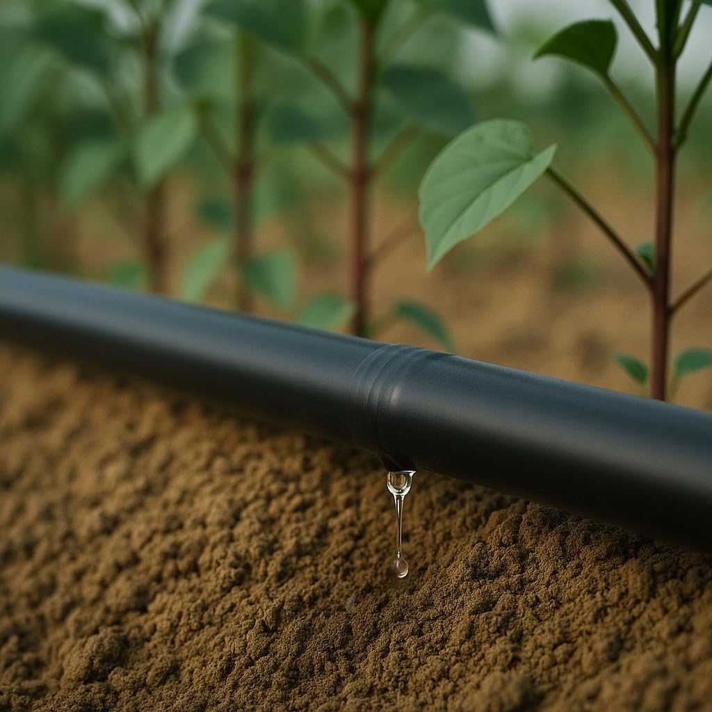 Tropfschlauch 100m 16mm LDPE schwarz 33cm Abstand Gartenbewässerung - Bild 7