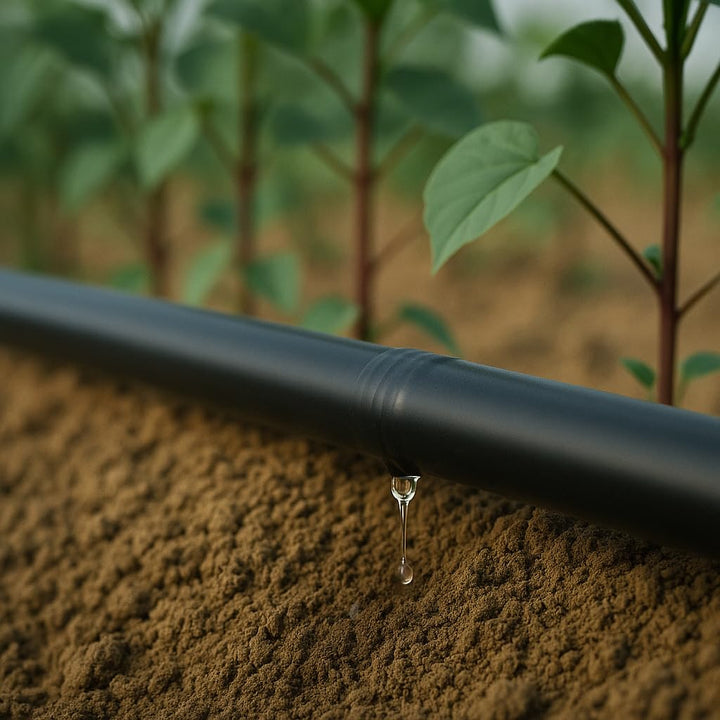 Tropfschlauch 100m 16mm LDPE schwarz 33cm Abstand Gartenbewässerung - Bild 7