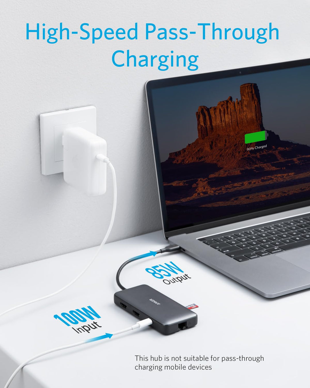 USB-C Hub 8-in-1 Dual 4K HDMI mit Ethernet und 85W PD - Bild 4