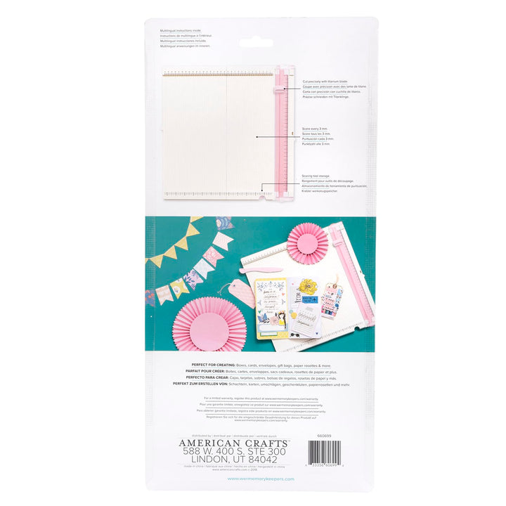 Schneid- und Rillbrett 30x30 cm mit Titanklingen für Scrapbooking - Bild 2