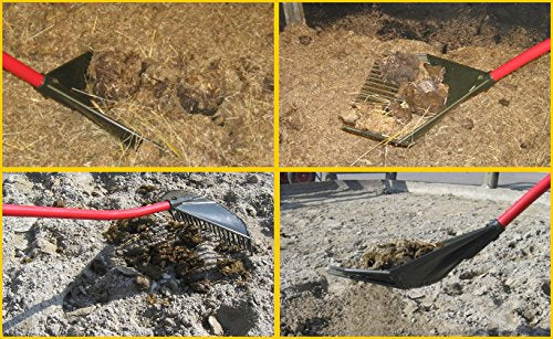 Multifunktions-Gartenrechen 3-in-1 Harke Schaufel Sieb ergonomisch - Bild 9
