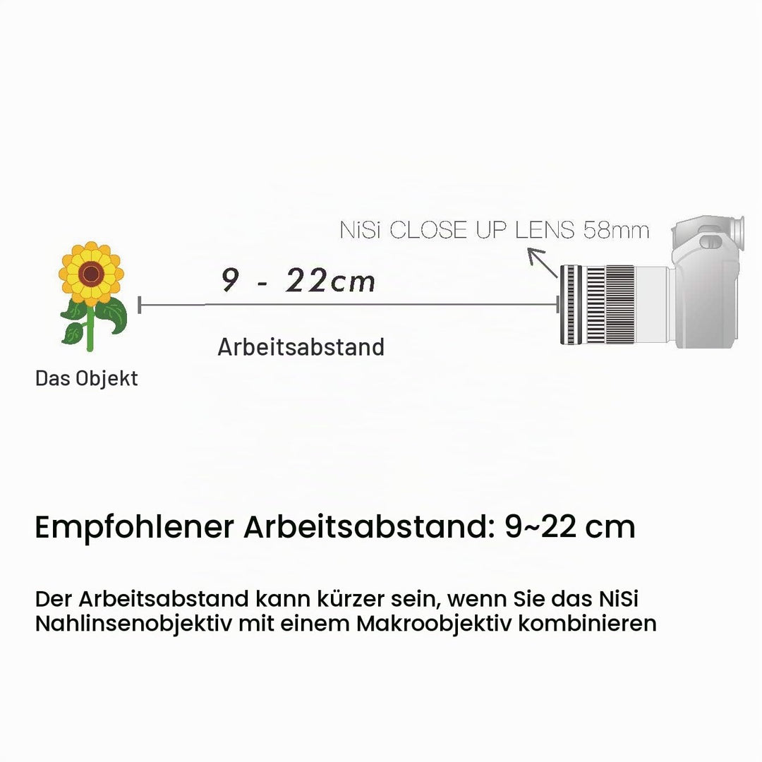Nahlinsen-Filter Kit 58mm Makrofotografie mit Nano-Beschichtung - Bild 2