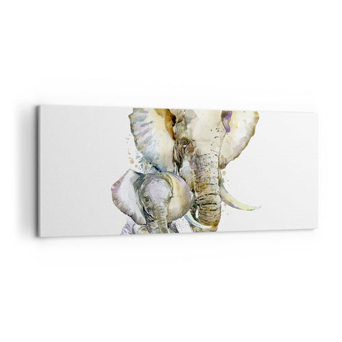 Leinwandbild Kinder Tiere 100x40cm Canvas Wanddeko