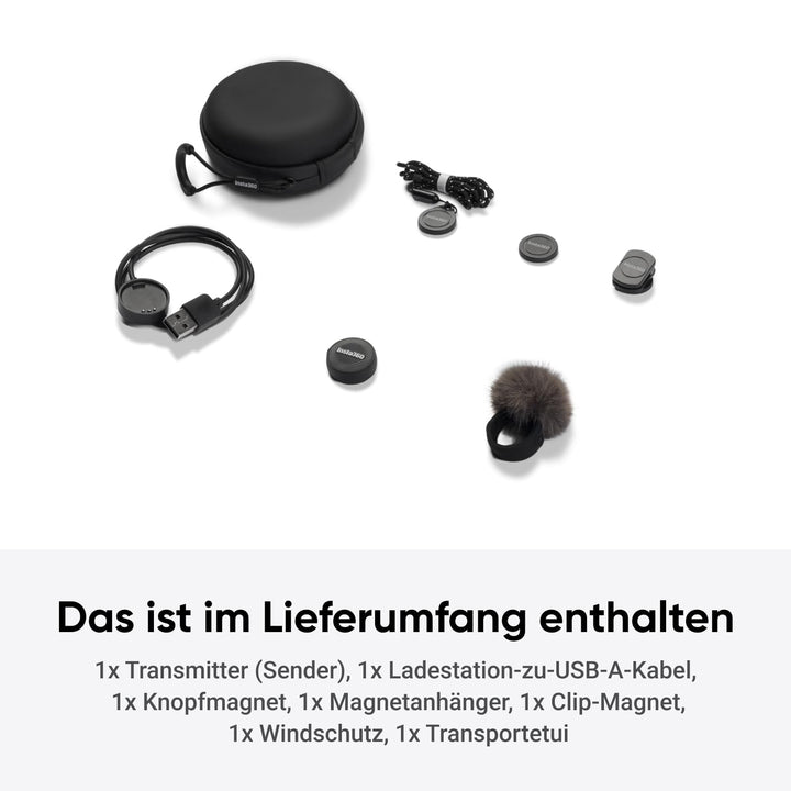 Drahtloser Mikrofon-Transmitter 7,9 g ultraleicht für Actionkameras - Bild 10
